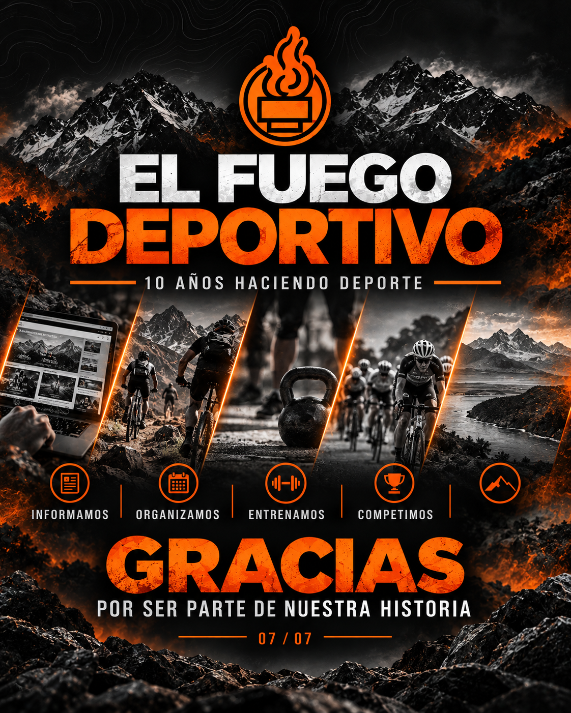 EL FUEGO DEPORTIVO CELEBRA 10 AÑOS DE HISTORIA, CRECIMIENTO Y COMPROMISO CON EL DEPORTE