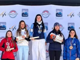 Seis triunfos y dos campeones: el esquí fueguino brilló en Cerro Castor